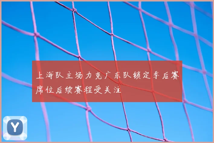 上海队主场力克广东队锁定季后赛席位后续赛程受关注